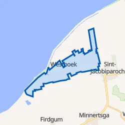 Kaart van Westhoek