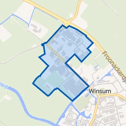 Kaartje van Winsum Bedrijventerrein