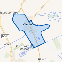 Kaart van Veelerveen