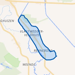 Kaart van Vlagtwedder-Veldhuis
