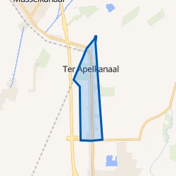 Kaart van Ter Apelkanaal