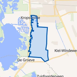 Kaartje van Kropswolde Buitengebied