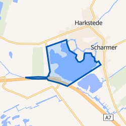 Kaartje van Harkstede Recreatiegebied