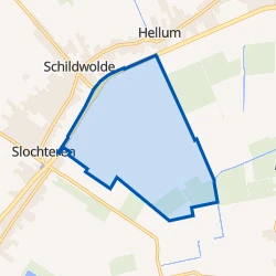 Kaartje van Schildwolde Buitengebied