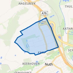 Kaartje van Industrieterrein De Horsel