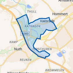 Kaart van Vaesrade
