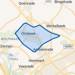 Kaart van Oirsbeek