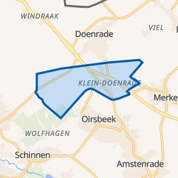 Kaart van Klein-Doenrade