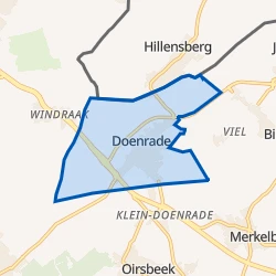 Kaart van Groot-Doenrade