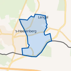 Kaart van 's-Heerenberg, oostelijke uitbreiding