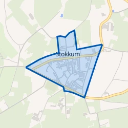 Kaart van Stokkum