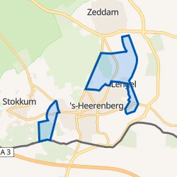 Kaart van Verspreide huizen Mengelenberg en Lengel