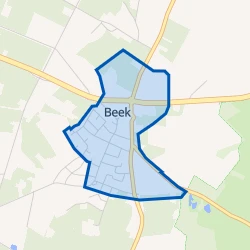 Kaart van Beek
