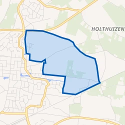 Kaart van Verspreide huizen De Heegh