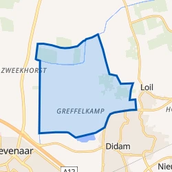 Kaart van Verspreide huizen Greffelkamp