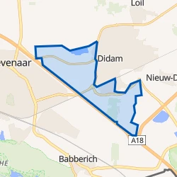 Kaart van Verspreide huizen De Hogenend en Oud-Dijk