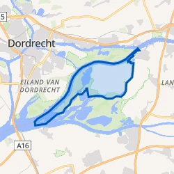 Kaart van Buitengebied Biesbosch