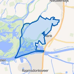 Kaartje van Buitengebied Hank west