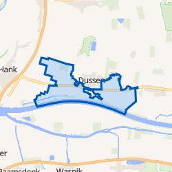 Kaart van Buitengebied Dussen zuid