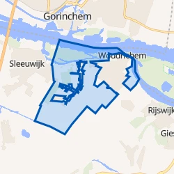 Kaart van Buitengebied Woudrichem