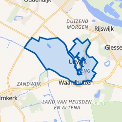 Kaart van Buitengebied Uitwijk