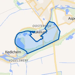 Kaart van Verspreide huizen Heukelum en Friezenwijk
