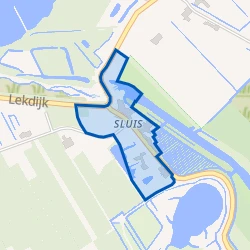 Kaart van Sluis