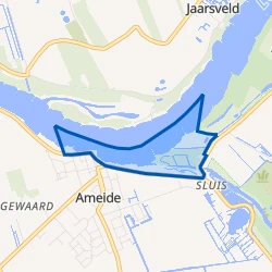 Kaartje van Ameide buitengebied noord