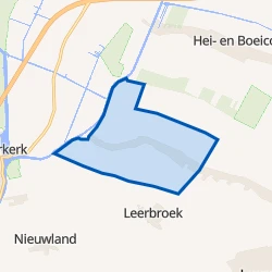 Kaart van Middelkoop