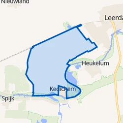 Kaart van Kedichem buitengebied