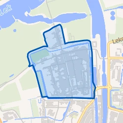 Kaart van Vianen binnenstad