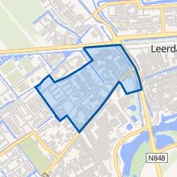 Kaart van Staatsliedenbuurt