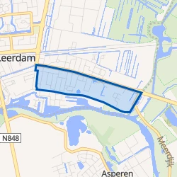 Kaart van Oranjebuurt-Zuid