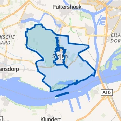 Kaart van Strijen Buitengebied