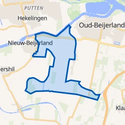 Kaart van Nieuw-Beijerland Buitengebied
