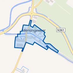 Kaart van Mensingeweer