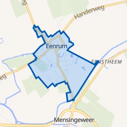 Kaart van Eenrum