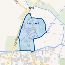 Kaart van Rasquert