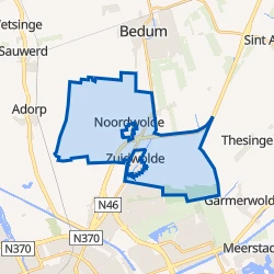 Kaart van Buitengebied Noord- en Zuidwolde