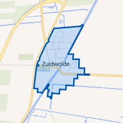 Kaart van Zuidwolde