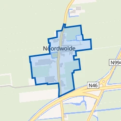 Kaart van Noordwolde