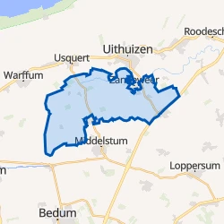 Kaart van Buitengebied Kantens
