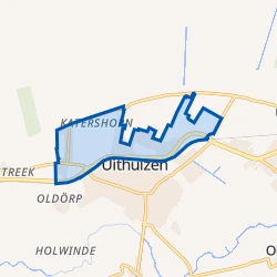 Kaart van Uithuizen Noord