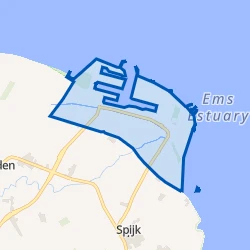 Kaartje van Eemshaven