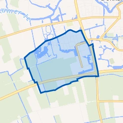 Kaart van De Trije Terpen