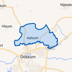 Kaart van Aalsum