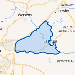 Kaart van Verspreide huizen Oostrum