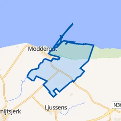 Kaartje van Verspreide huizen Paesens