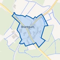 Kaart van Brantgum