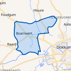 Kaart van Bornwird